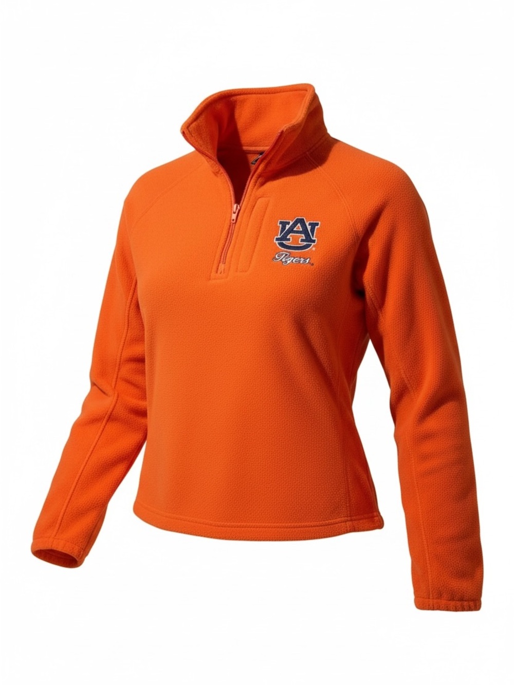 Auburn Tigers Orange unisex Quarter-Zip Fleece Pullover